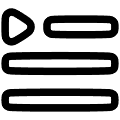 Paragraph Indent First Line Icon from Plump Line Set