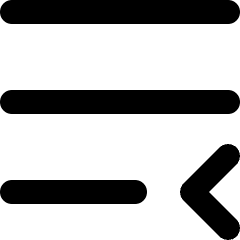 Paragraph Indent Last Line Icon from Micro Line Set