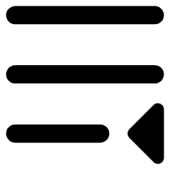 Paragraph Indent Last Line Icon from Core Solid Set