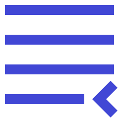 Paragraph Indent Last Line Icon from Sharp Duo Set