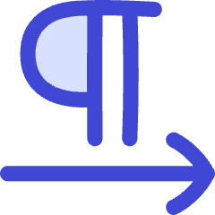 Paragraph Left To Right Icon from Flex Duo Set