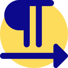 Paragraph Left To Right Icon from Core Pop Set