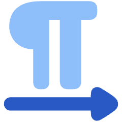 Paragraph Left To Right Icon from Plump Flat Set