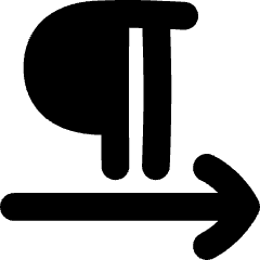 Paragraph Left To Right Icon from Flex Solid Set