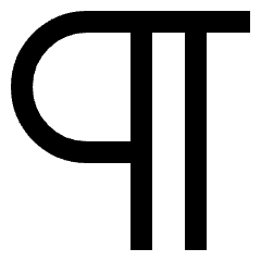 Paragraph Icon from Sharp Line Set