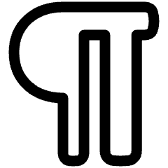 Paragraph Icon from Plump Line Set