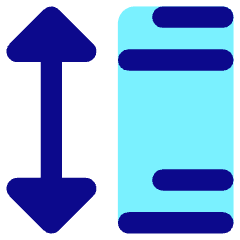 Paragraph Spacing Icon from Core Pop Set