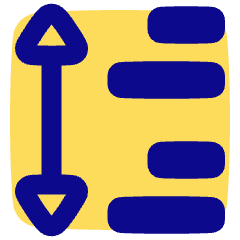 Paragraph Spacing Icon from Plump Pop Set