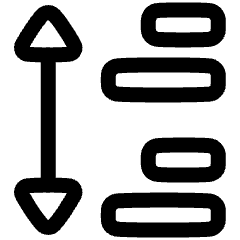 Paragraph Spacing Icon from Plump Line Set