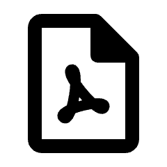 Pdf Icon from Rounded Line - Material Pro Set