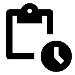 Pending Actions Fill Icon from Outlined Fill - Streamline Material Set