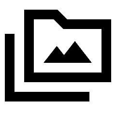 Perm Media Icon from Sharp Line - Streamline Material Set