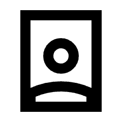 Person Book Icon from Sharp Line - Material Pro Set