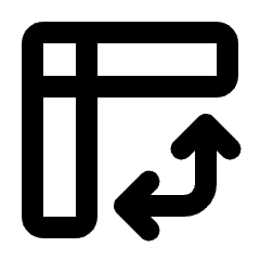 Pivot Table Chart Icon from Rounded Line - Streamline Material Set