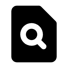 Plagiarism Fill Icon from Rounded Fill - Material Pro Set