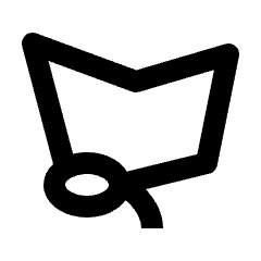 Polygonal Lasso Tool Fill Icon from Outlined Fill - Streamline Material Set