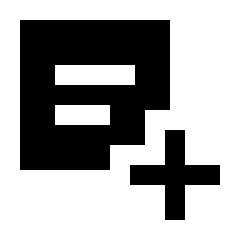 Post Add Fill Icon from Sharp Fill - Streamline Material Set