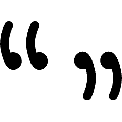 Quotation 1 Icon from Core Line Set