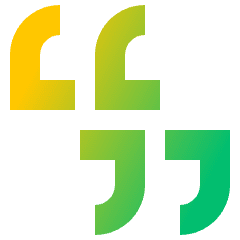 Quotation 1 Icon from Sharp Gradient Set