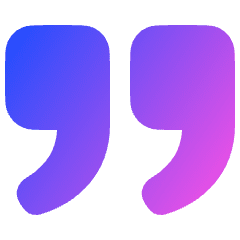 Quotation 3 Icon from Plump Gradient Set