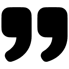 Quotation 3 Icon from Plump Solid Set