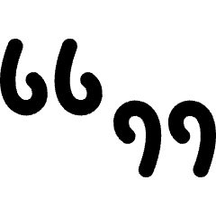 Quotation 3 Icon from Core Line Set