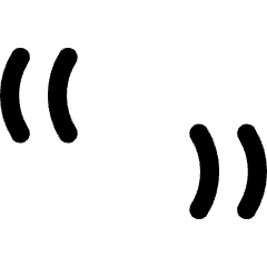 Quotation 4 Icon from Core Line Set