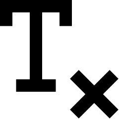 Remove Text Formatting Sentence Icon from Sharp Remix Set