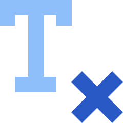 Remove Text Formatting Sentence Icon from Sharp Flat Set