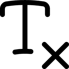 Remove Text Formatting Sentence Icon from Flex Line Set