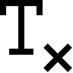 Remove Text Formatting Sentence Icon from Sharp Line Set