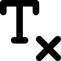 Remove Text Formatting Sentence Icon from Core Solid Set
