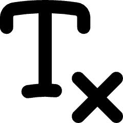Remove Text Formatting Sentence Icon from Flex Solid Set