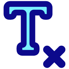 Remove Text Formatting Sentence Icon from Plump Pop Set
