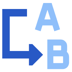 Replace Text Icon from Sharp Flat Set