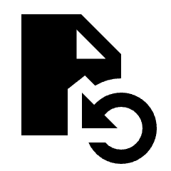 Restore Page Fill Icon from Sharp Fill - Streamline Material Set