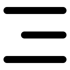 Right Align 1 Icon from Micro Line Set