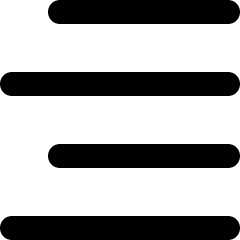 Right Align 2 Icon from Micro Line Set