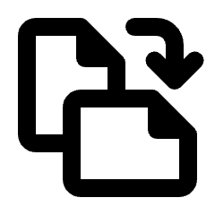 Rotate File Icon from Rounded Line - Streamline Material Set