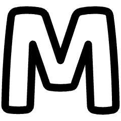 Sans Serif Font Icon from Plump Line Set
