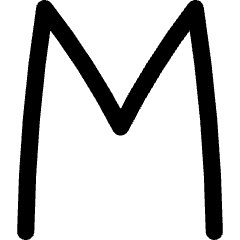 Sans Serif Font Icon from Flex Line Set