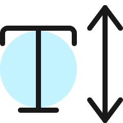 Scale Vertical Icon from Ultimate Colors Set