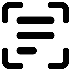 Scan Text Icon from Core Remix Set
