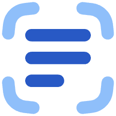 Scan Text Icon from Flex Flat Set