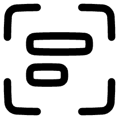 Scan Text Icon from Plump Line Set