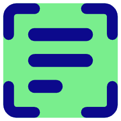 Scan Text Icon from Core Pop Set