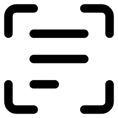 Scan Text Icon from Core Line Set