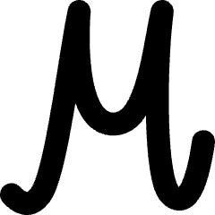 Script Font Icon from Flex Solid Set