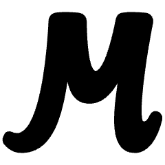 Script Font Icon from Plump Solid Set