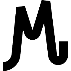 Script Font Icon from Sharp Solid Set